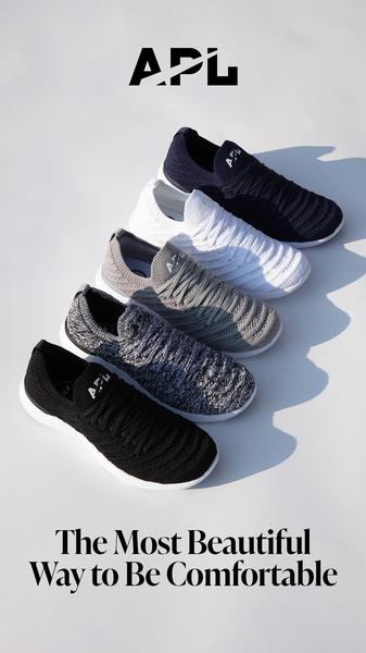 sneakers, running shoes, athletic shoes, sports shoes, trainers, product launch, brand awareness, minimalist, calm, luxurious, neutral, blue